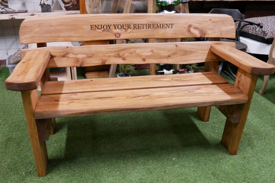 Rustic Wood Company, Rustic Wooden Benches Uk